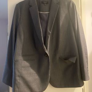 Talbots Gray pinstripe Suit